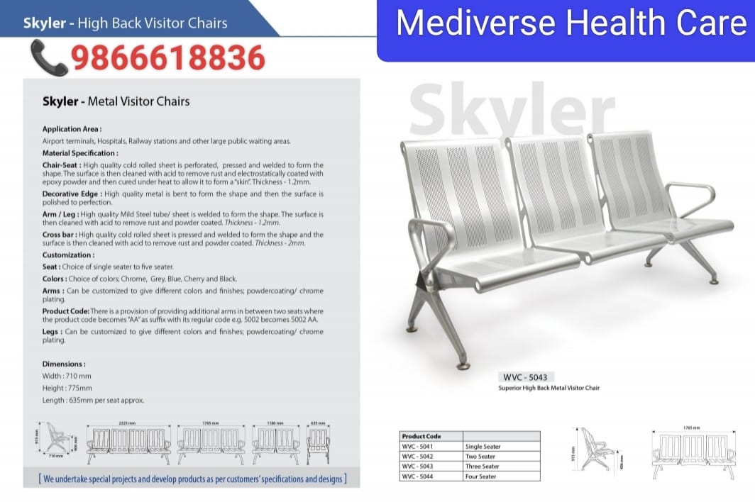 stainless metal visitors chair_4